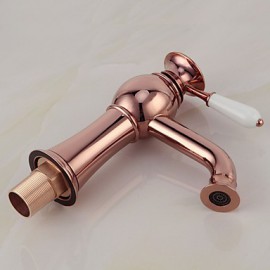 High Quality Contemporary Fashion Brass Hot And Cold Basin Faucet - Rose Gold