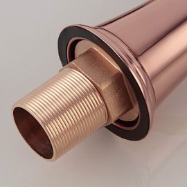 High Quality Contemporary Fashion Brass Hot And Cold Basin Faucet - Rose Gold