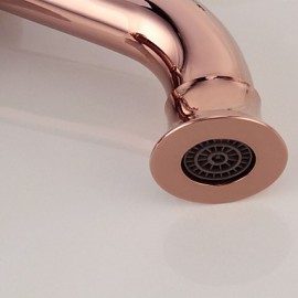 High Quality Contemporary Fashion Brass Hot And Cold Basin Faucet - Rose Gold