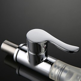 High Quality Fashion Environment Protecting Hydroelectric Power Led Rgb Brass Chrome 360 Rotatable Basin Faucet