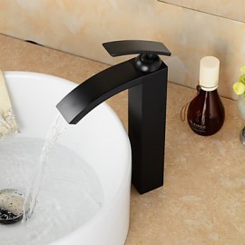 High Quality Oil-Rubbed Bronze Bathroom Sink Faucet With Single Handle - Black