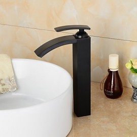 High Quality Oil-Rubbed Bronze Bathroom Sink Faucet With Single Handle - Black