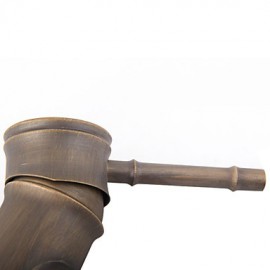 High Quality Solid Brass Anqitue Bamboo Design Lavatory Vanity Vessel Sink Filler Faucet