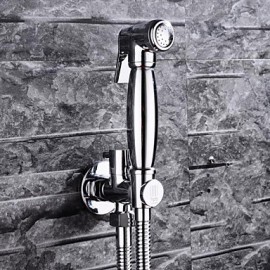 Contemporary Chrome Finish Brass Bidet Faucet