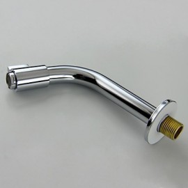 Contemporary Chrome Finish Brass One Hole Handle Free Sink Faucet