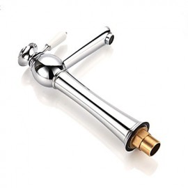 Luxury European Style Chrome Bathroom Sink Faucet-Slive