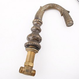 New Antique Bronze Bathroom Basin Faucet Vessel Sink Mixer Tap Double Handle