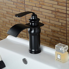 Personalized Bathroom Sink Faucet Oil-Rubbed Bronze Finish Single Handle