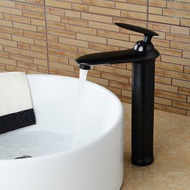 Personalized Bathroom Sink Faucet Oil-Rubbed Bronze Finish Single Handle