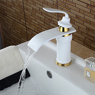 Personalized Bathroom Sink Faucet White Painting Finish ...