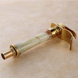 Art Deco / Retro Waterfall Brass Ti-Pvd