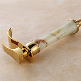 Art Deco / Retro Waterfall Brass Ti-Pvd