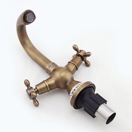 Bathroom Sink Faucet With Antique Brass Finish Antique Design Faucet