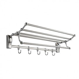 Towel Bars, 1 pc Universal Rustless Iron Towel Bar Bathroom