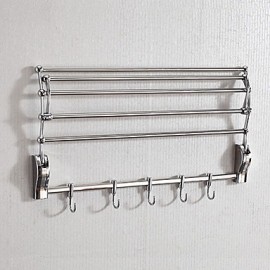 Towel Bars, 1 pc Universal Rustless Iron Towel Bar Bathroom