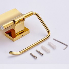 Toilet Paper Holders, 1 pc Contemporary Brass Toilet Paper Holder Bathroom