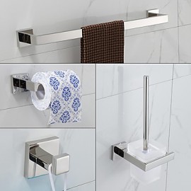 Bathroom Accessory Set, 1set Contemporary Stainless Steel Bathroom Accessory Set Bathroom