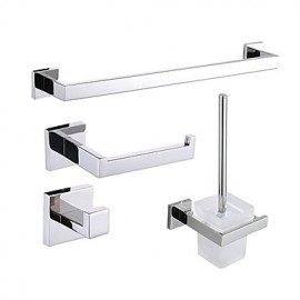 Bathroom Accessory Set, 1set Contemporary Stainless Steel Bathroom Accessory Set Bathroom