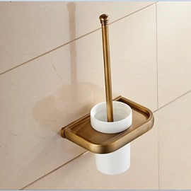 Toilet Brush Holder, 1 pc Neoclassical Brass Toilet Brush Holder Bathroom