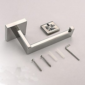 Toilet Paper Holders, 1pc High Quality Contemporary Stainless Steel Toilet Paper Holder