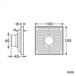 Drains, 1 pc Modern Brass Drain Bathroom