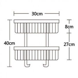 Towel Bars, 1pc High Quality Modern Metal Bathroom Shelf Wall Mounted