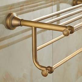 Towel Bars, 1 pc Antique Brass Bathroom Shelf Bathroom