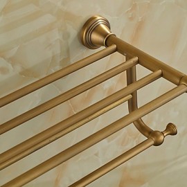 Towel Bars, 1 pc Antique Brass Bathroom Shelf Bathroom