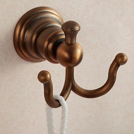 Robe Hooks, 1 pc Antique Brass Robe Hook Bathroom