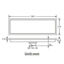 Drains, 1 pc Modern Stainless Steel Drain Bathroom