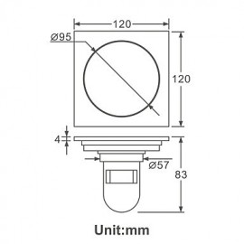 Drains, 1 pc Modern Brass Drain Bathroom