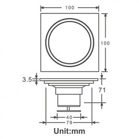 Drains, 1 pc Modern Brass Drain Bathroom