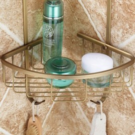 Bathroom Products, 1 pc Antique Brass Bathroom Shelf Bathroom