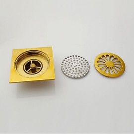 Drains, 1 pc Neoclassical Brass Drain - Bathroom