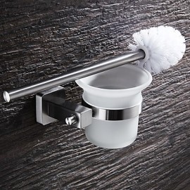 Toilet Brush Holder, 1 pc Modern Contemporary Stainless Steel Toilet Brushes & Holders Bathroom