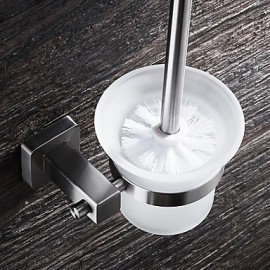 Toilet Brush Holder, 1 pc Modern Contemporary Stainless Steel Toilet Brushes & Holders Bathroom