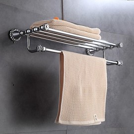 Towel Bars, 1pc High Quality Modern Metal Bathroom Shelf Wall Mounted