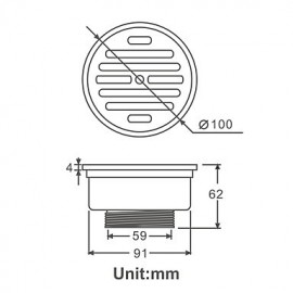 Drains, 1 pc Modern Brass Drain Bathroom