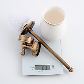 Toilet Brush Holder, 1 pc Antique Brass Toilet Brush Holder Bathroom