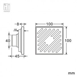 Drains, 1 pc Modern Brass Drain Bathroom