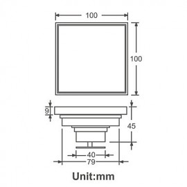 Drains, 1 pc Modern Brass Drain Bathroom