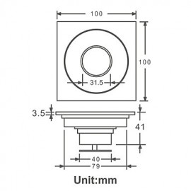 Drains, 1 pc Modern Brass Drain Bathroom