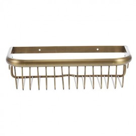 Towel Bars, 1pc High Quality Antique Brass Bathroom Shelf