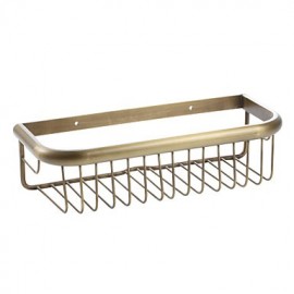 Towel Bars, 1pc High Quality Antique Brass Bathroom Shelf