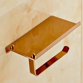 Toilet Paper Holders, 1 pc Contemporary Brass Toilet Paper Holder Bathroom