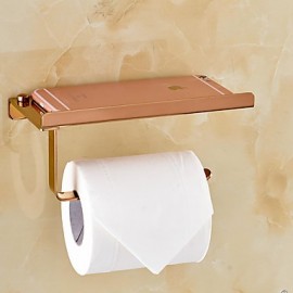 Toilet Paper Holders, 1 pc Contemporary Brass Toilet Paper Holder Bathroom