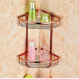 Bathroom Gadgets, 1 pc Neoclassical Brass Zinc Alloy Bathroom Shelf Bathroom