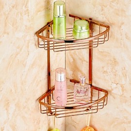 Bathroom Gadgets, 1 pc Neoclassical Brass Zinc Alloy Bathroom Shelf Bathroom