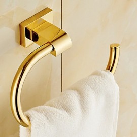 Towel Bars, 1 pc Contemporary Brass Towel Bar Bathroom