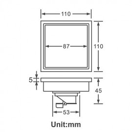 Drains, 1 pc Modern Stainless Steel Drain Bathroom